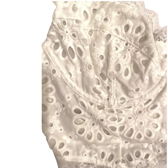 Brand New Anthropologie The Giselle Lace Bustier: Eyelet Edition - Picture 7 of 13